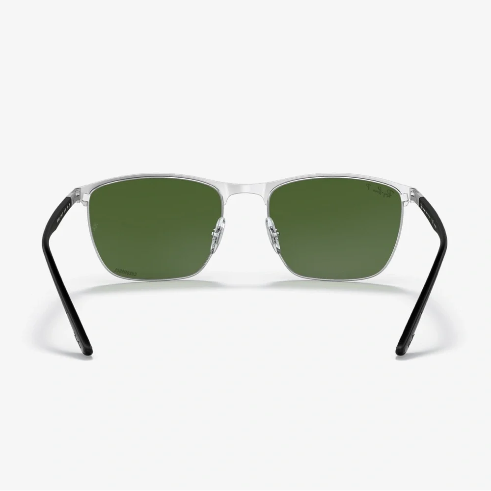 Ray-Ban Men’s Black Frame Sunglasses with Green Lenses - Picture 4 of 5